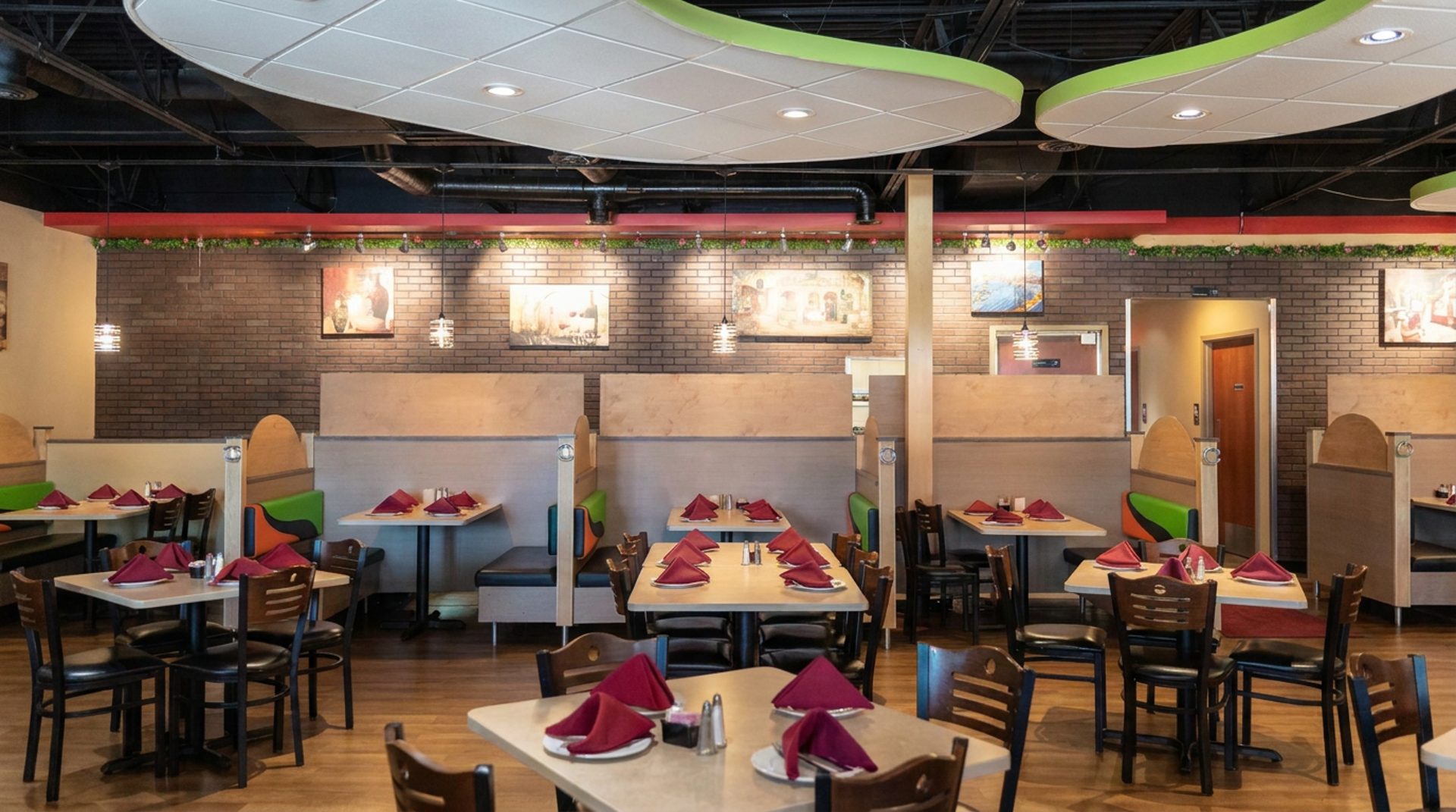 A warm seat and a great meal waiting